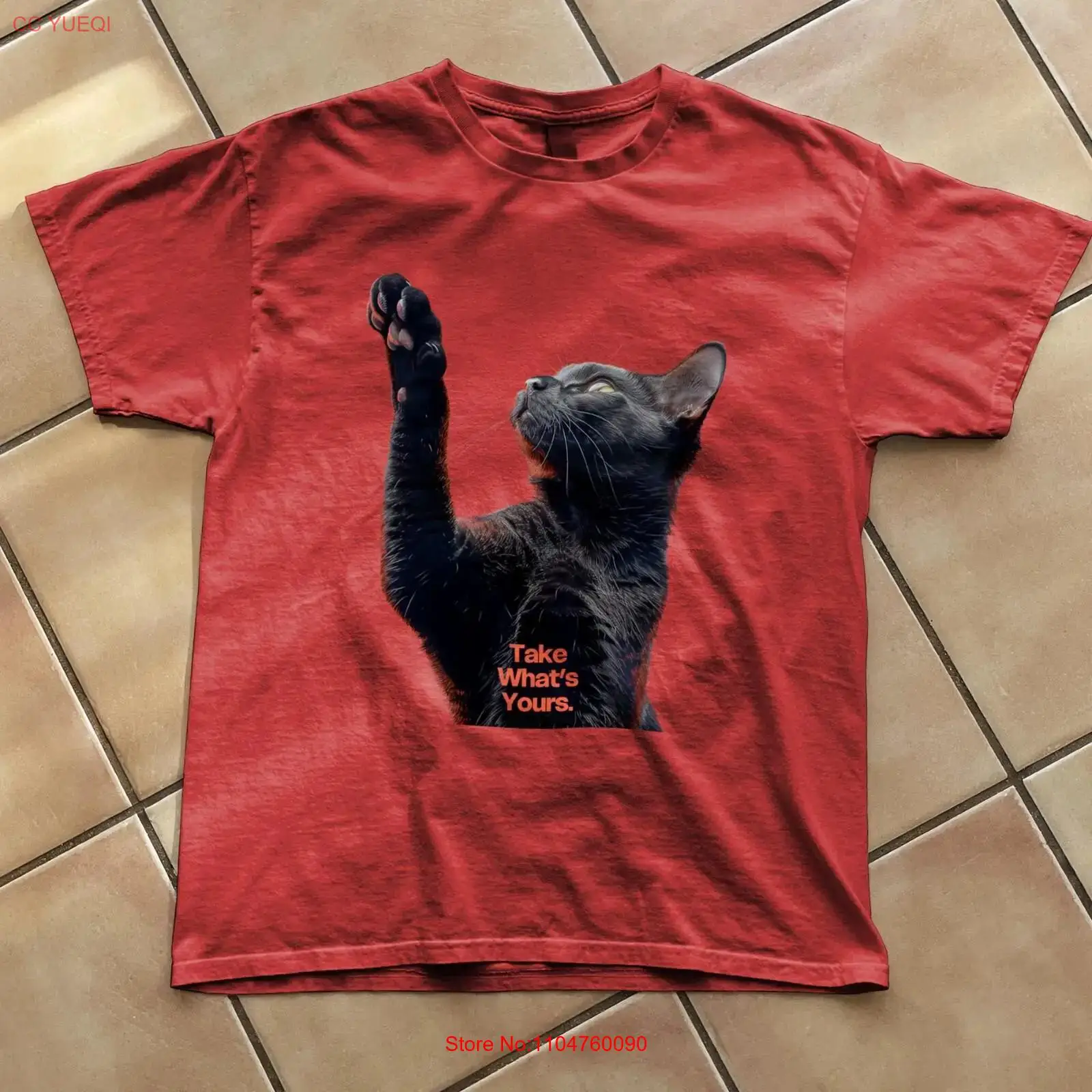 Thrift Vintage Fashion Usa - Take What's Yours Cat ad from