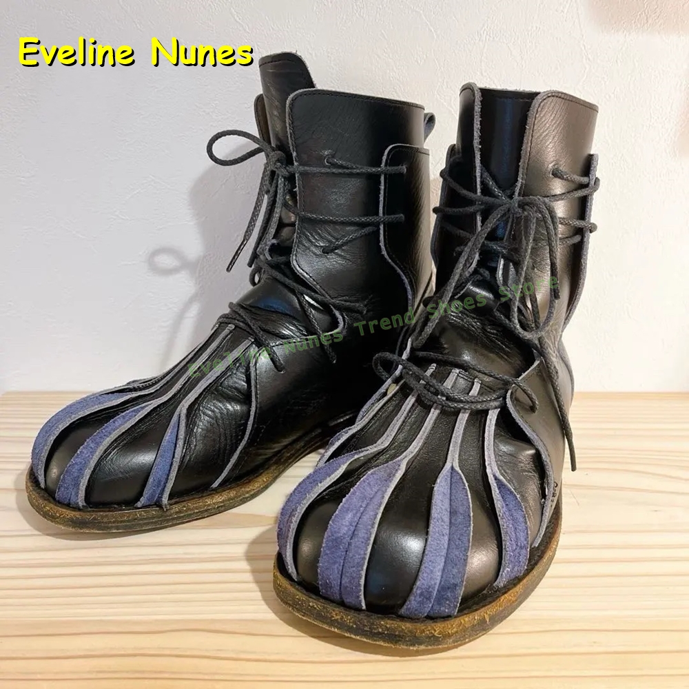 Vintage Style Women Fashion - Women Vintage Ankle Boots Black Leather