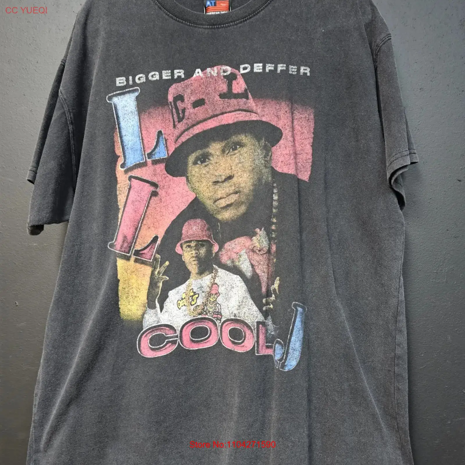 Thrift Vintage Fashion Usa - LL Cool J T Shirt Large