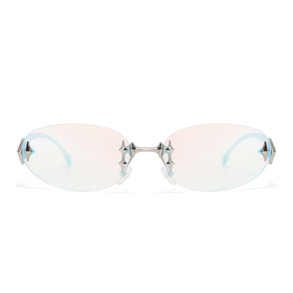Y2K Style Frameless Sunglasses - Vintage Fashion Style Female 리뷰 및 가격
