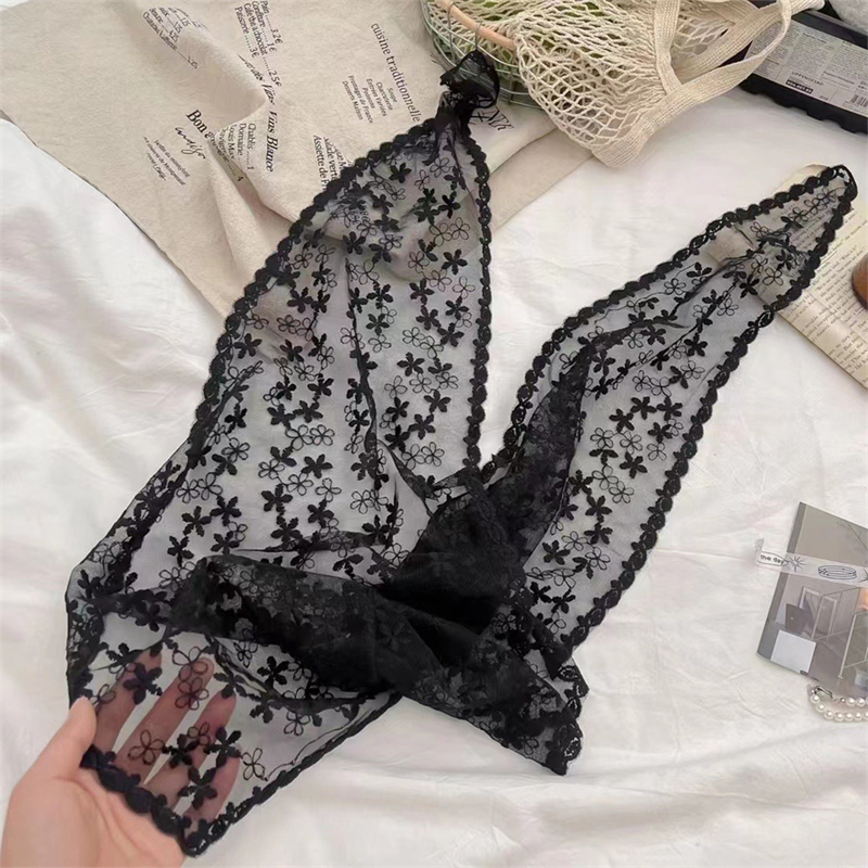 Women Lace Triangle Scarf Swee - Vintage Fashion Style Female 리뷰 및 가격