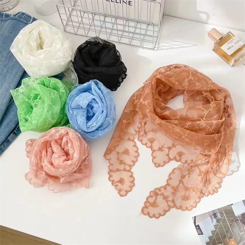 Women Lace Triangle Scarf Swee - Vintage Fashion Style Female 리뷰 및 가격