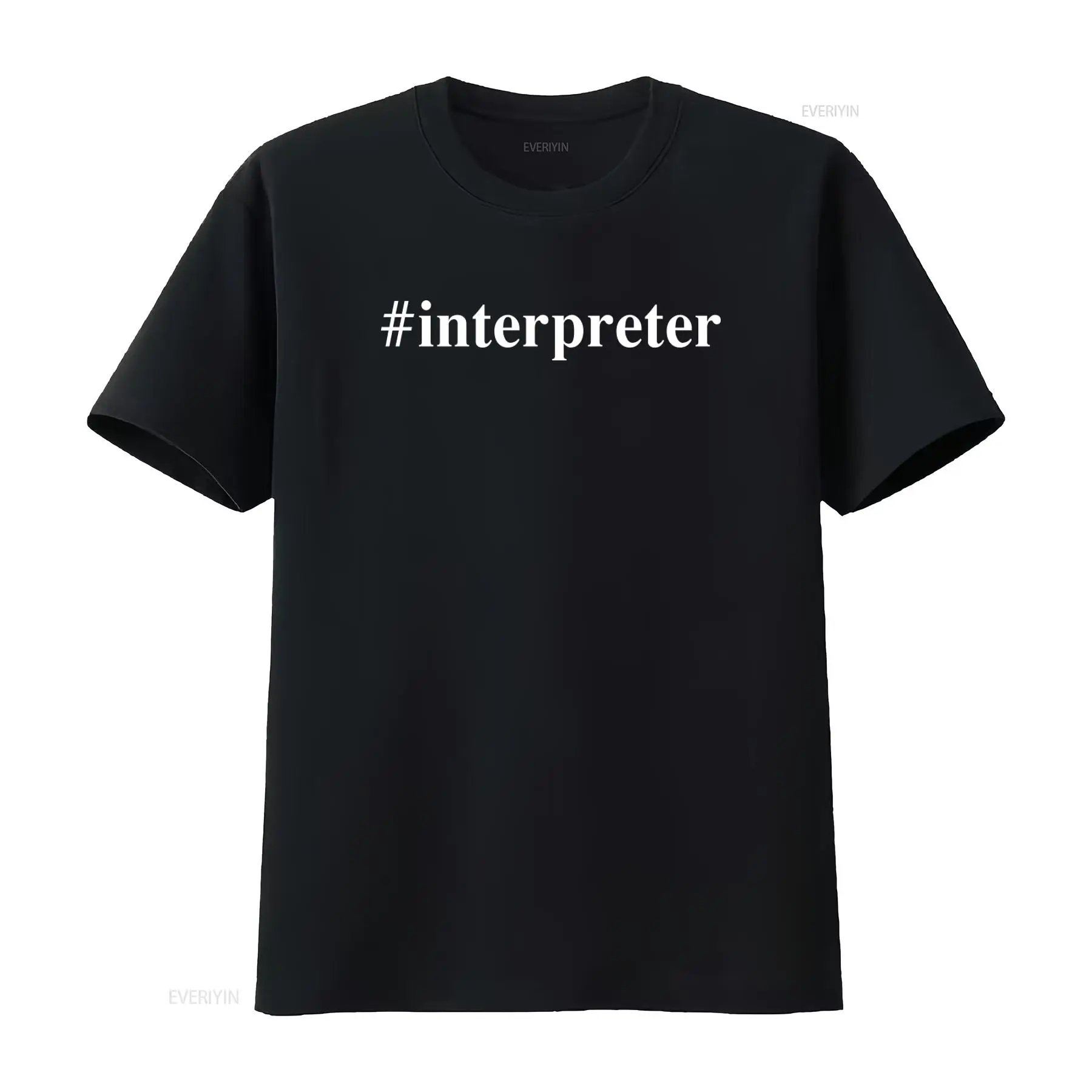 Interpreter T Shirt for Lingui - Vintage Fashion Hashtags 리뷰 및 가격