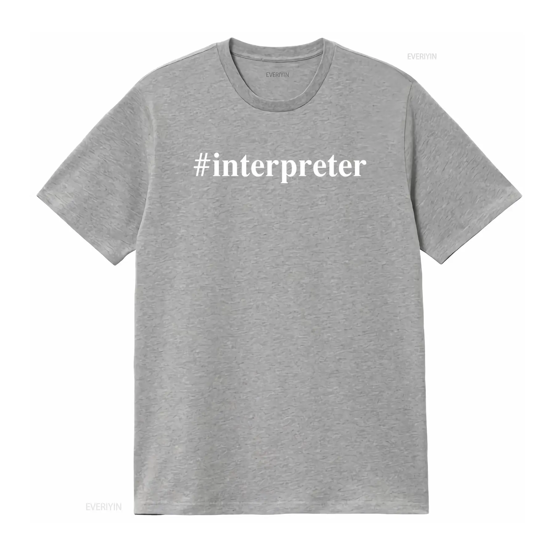 Interpreter T Shirt for Lingui - Vintage Fashion Hashtags 리뷰 및 가격