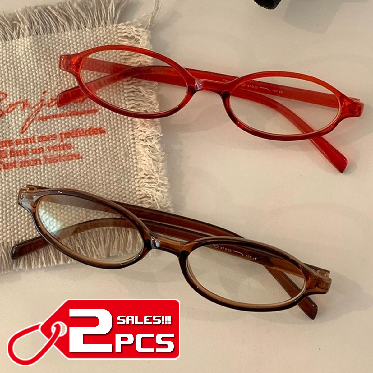 1/2Pcs Retro Glasses Women Gir - Retro Vintage Korean Fashion 리뷰 및 가격