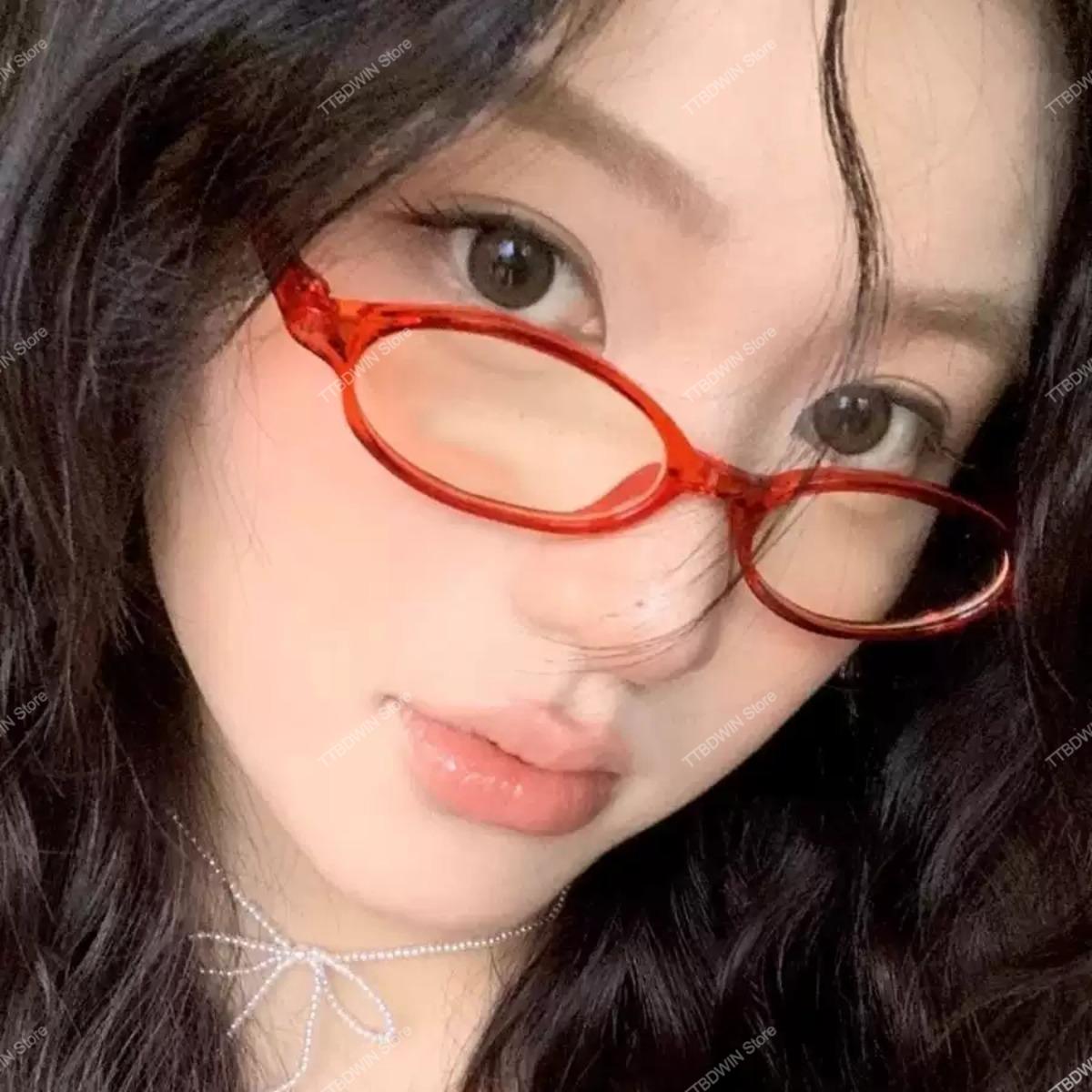 1/2Pcs Retro Glasses Women Gir - Retro Vintage Korean Fashion 리뷰 및 가격