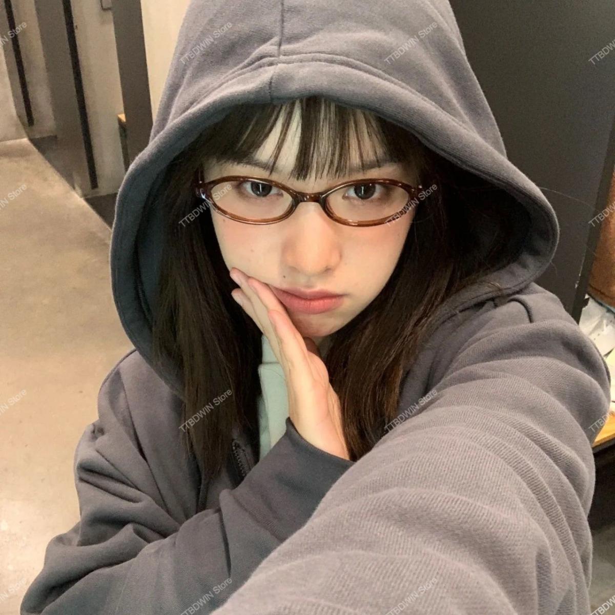1/2Pcs Retro Glasses Women Gir - Retro Vintage Korean Fashion 리뷰 및 가격