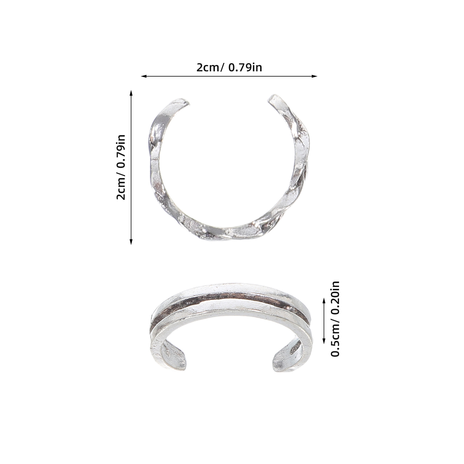 12Pcs Adjustable Vintage Fashi - Vintage Fashion Rings For Women 리뷰 및 가격
