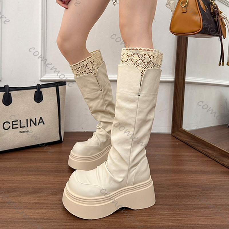 Comemore Gothic Lace Platform  - Vintage Style Women Fashion 리뷰 및 가격