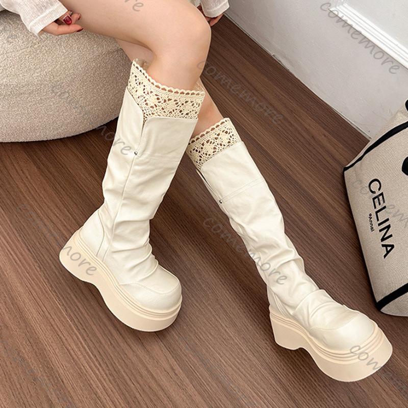 Comemore Gothic Lace Platform  - Vintage Style Women Fashion 리뷰 및 가격