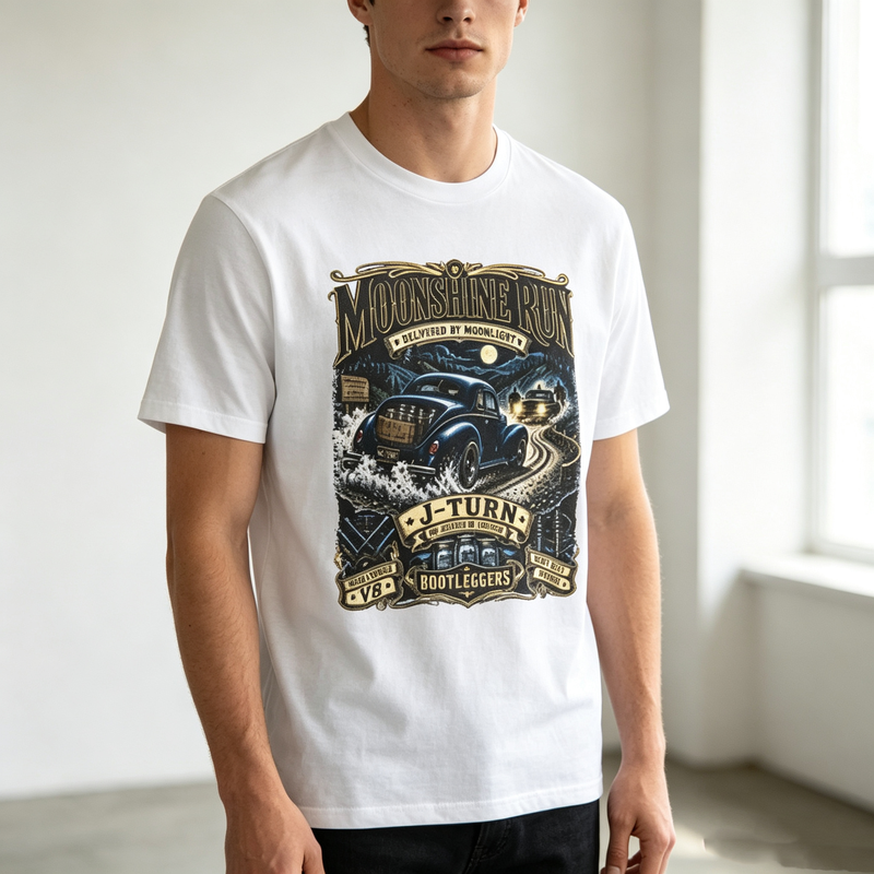 Moonshine Run Vintage T-Shirt  - Vintage Fashion History 리뷰 및 가격