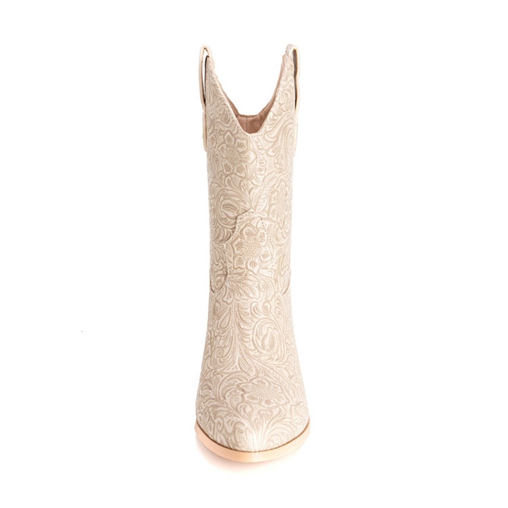 Embossed Pattern Western Cowbo - Vintage Fashion Plus Size 리뷰 및 가격