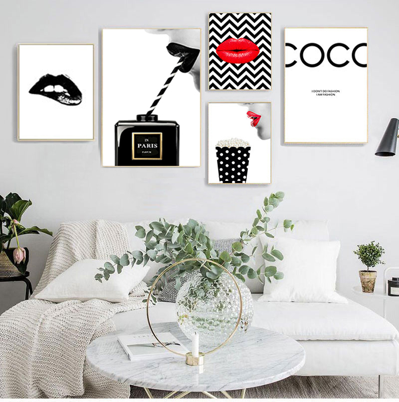 Posters Prints Vintage Canvas  - Vintage Fashion Prints For Wall 리뷰 및 가격