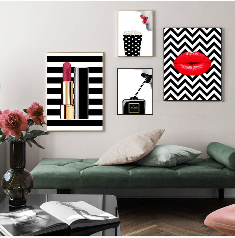 Posters Prints Vintage Canvas  - Vintage Fashion Prints For Wall 리뷰 및 가격