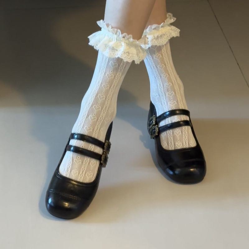 Vintage Thick Heel Women Mary  - Vintage Style Women Fashion 리뷰 및 가격