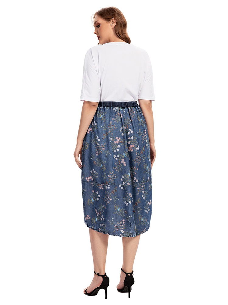 Women's plus Size Casual Denim - Vintage Fashion Plus Size 리뷰 및 가격
