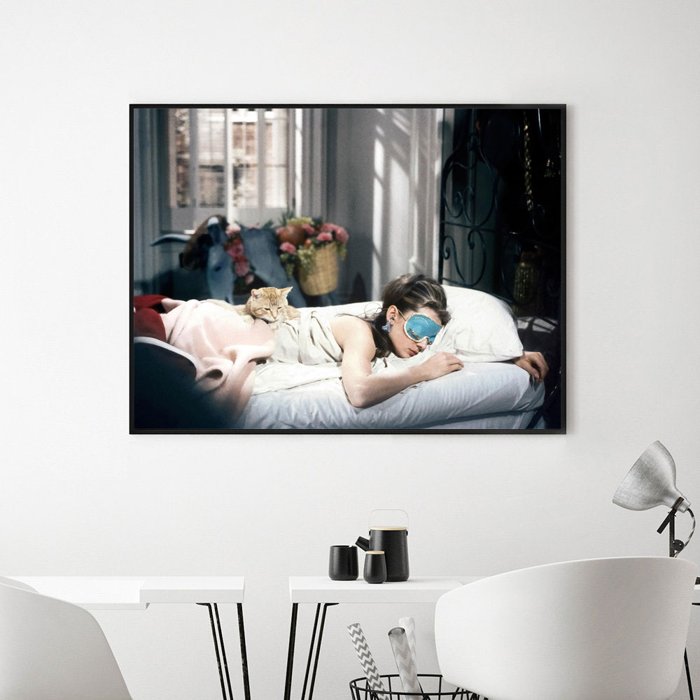 Audrey Hepburn Breakfast Poste - Vintage Fashion Prints For Wall 리뷰 및 가격