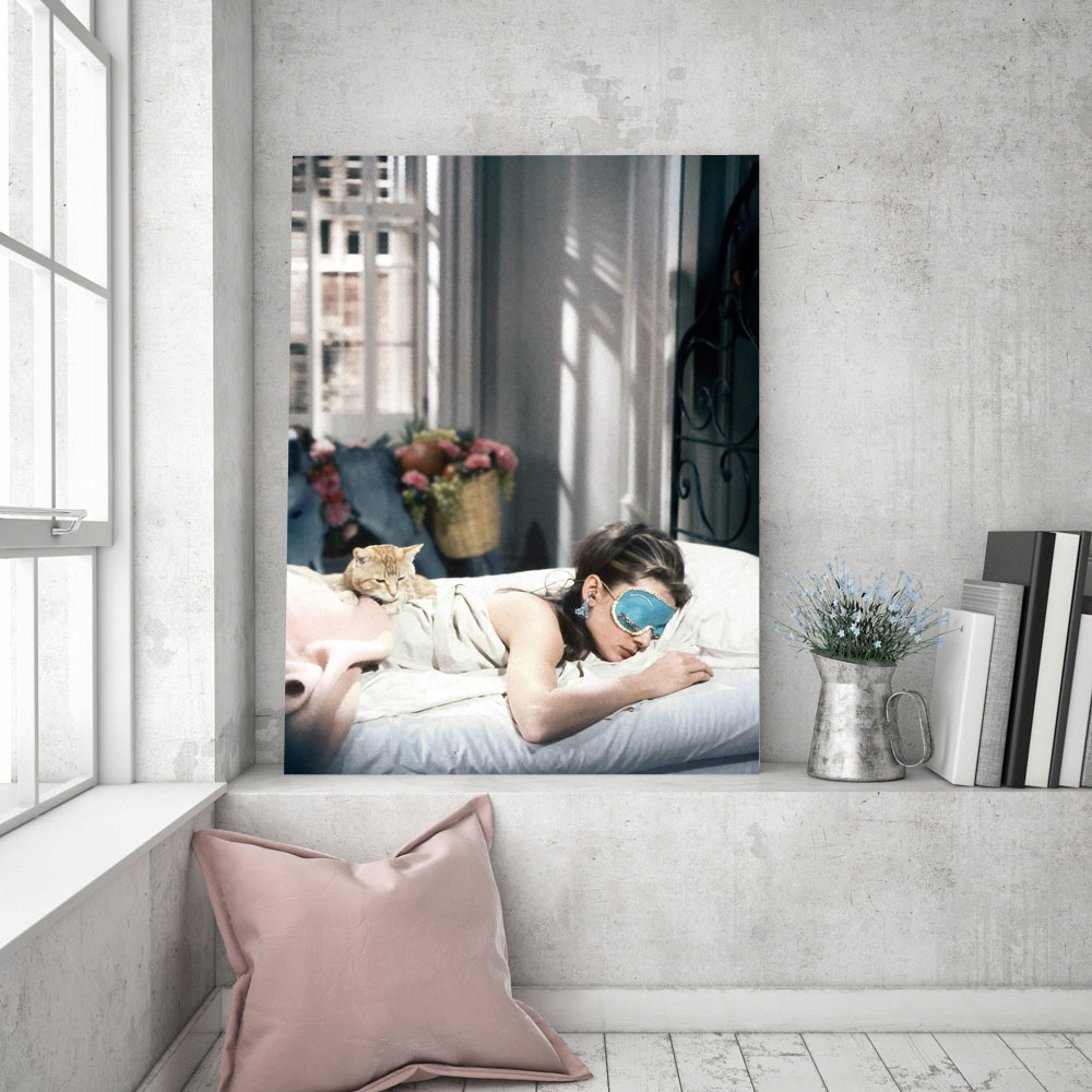 Audrey Hepburn Breakfast Poste - Vintage Fashion Prints For Wall 리뷰 및 가격