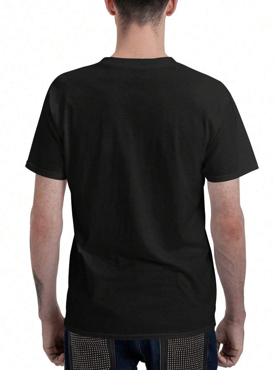 Men Retro Punk Rock Cotton T-S - Vintage Fashion Berlin 리뷰 및 가격
