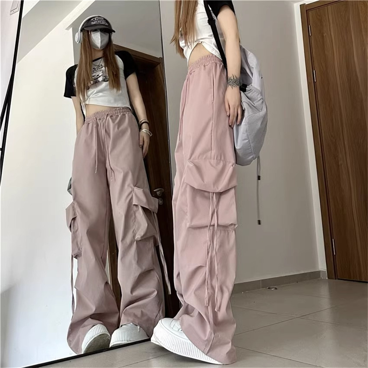 Plus Size Women Cargo Pants Hi - Vintage Fashion Ai 리뷰 및 가격