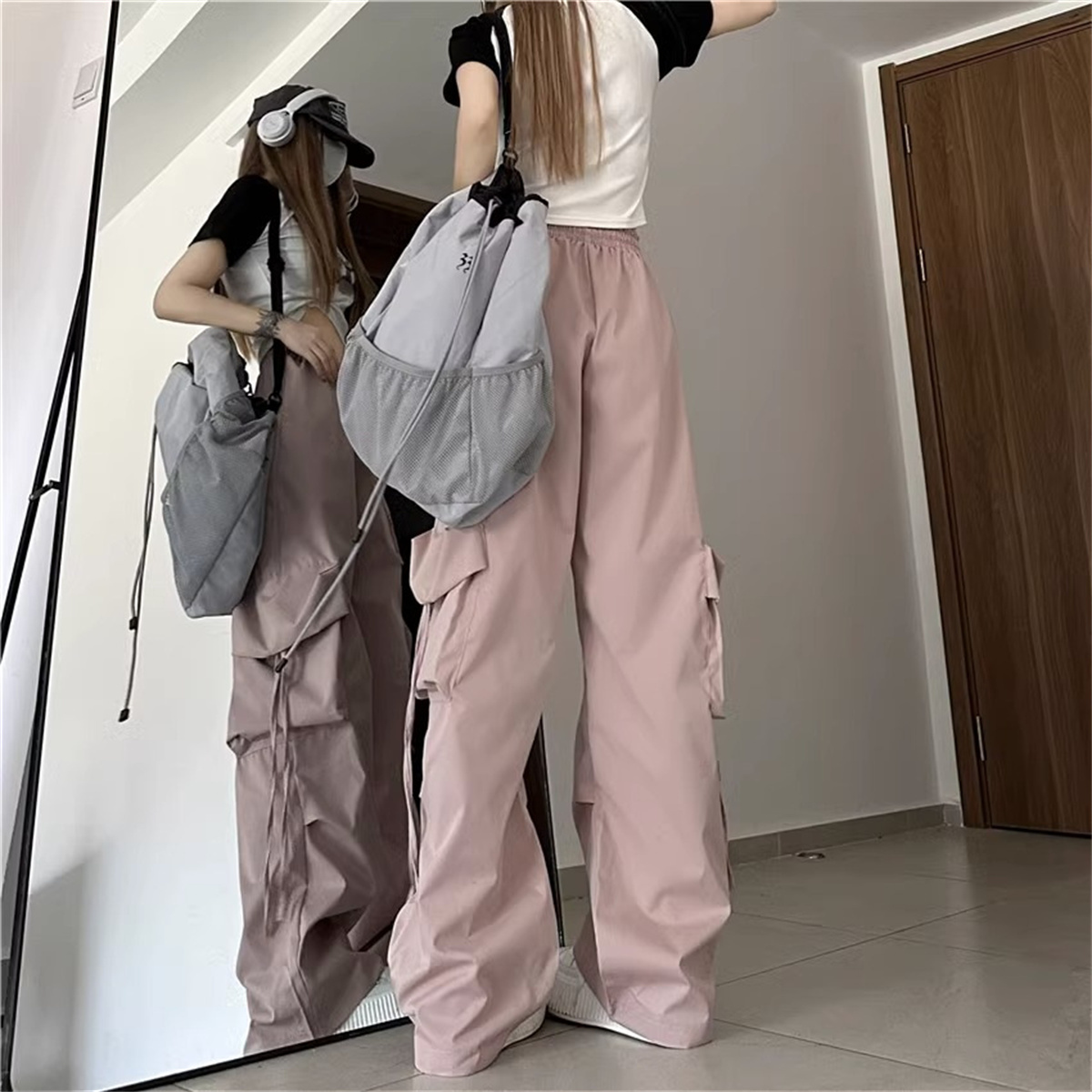 Plus Size Women Cargo Pants Hi - Vintage Fashion Ai 리뷰 및 가격