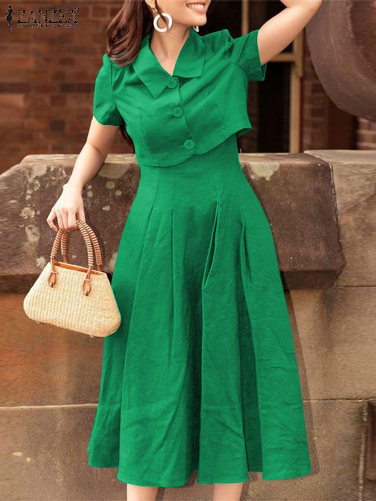 ZANZEA Women Two Piece Sets 20 - Vintage Fashion Outfit 리뷰 및 가격