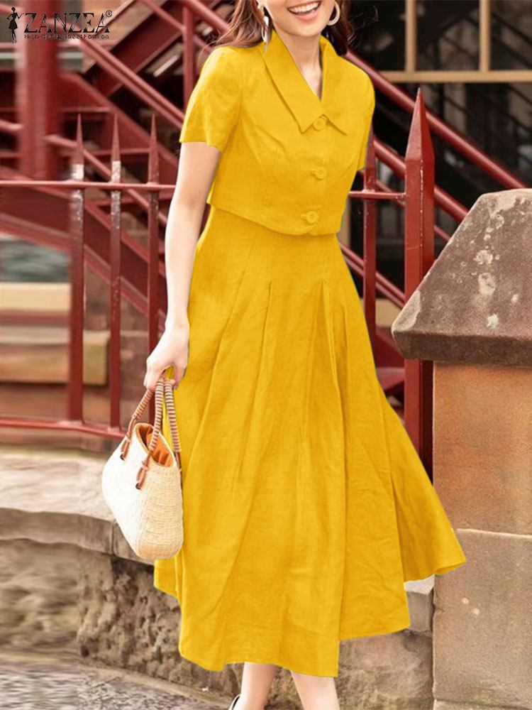 ZANZEA Women Two Piece Sets 20 - Vintage Fashion Outfit 리뷰 및 가격
