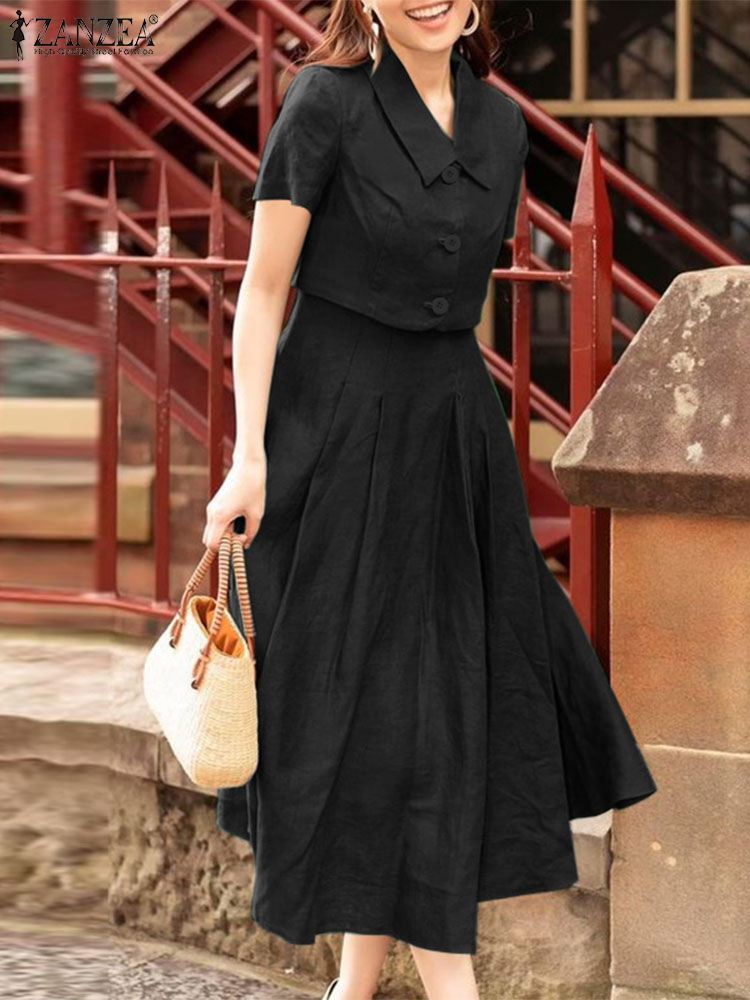 ZANZEA Women Two Piece Sets 20 - Vintage Fashion Outfit 리뷰 및 가격