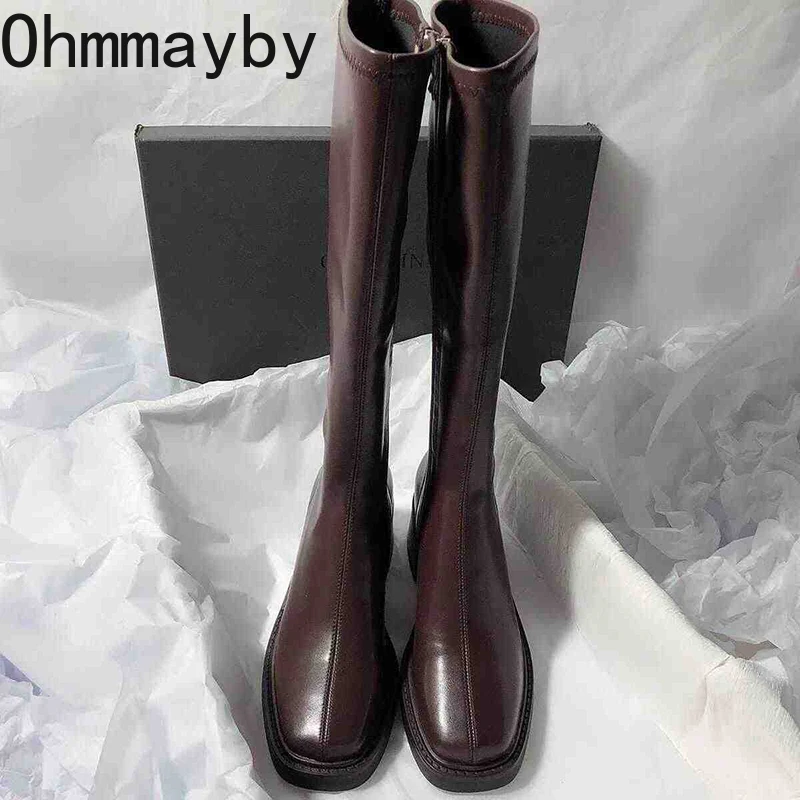 Vintage Thick Heel Women Knee  - Vintage Style Women Fashion 리뷰 및 가격