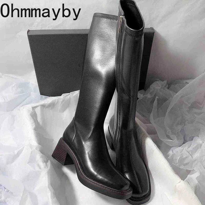 Vintage Thick Heel Women Knee  - Vintage Style Women Fashion 리뷰 및 가격