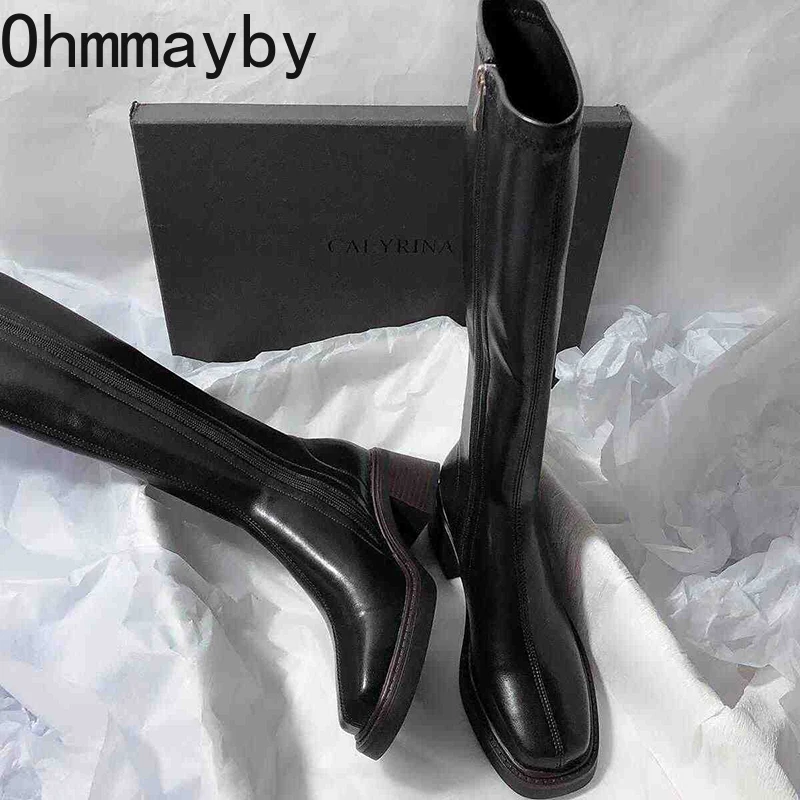 Vintage Thick Heel Women Knee  - Vintage Style Women Fashion 리뷰 및 가격