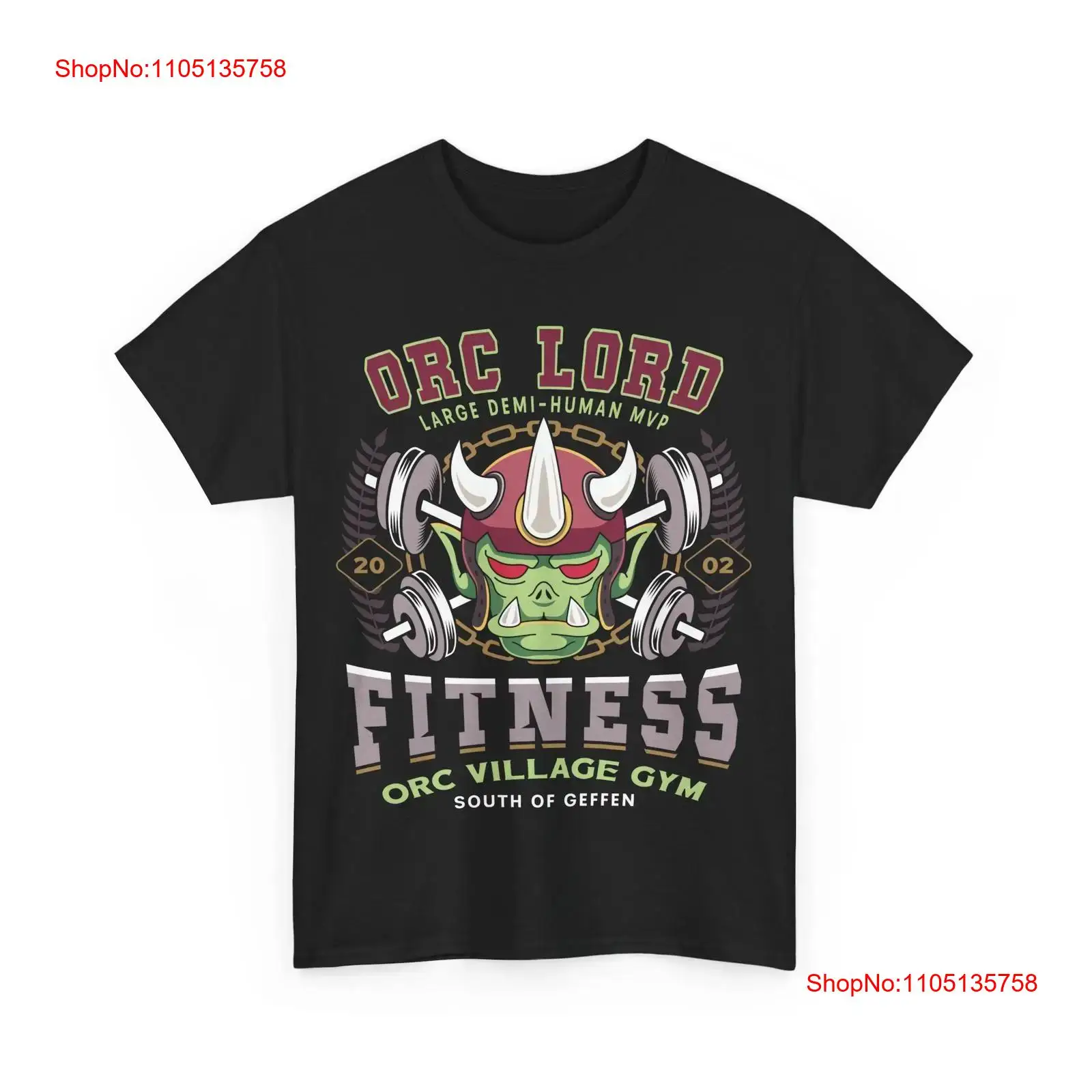 Geffen Orc Village Fitness T S - Vintage Fashion Video 리뷰 및 가격