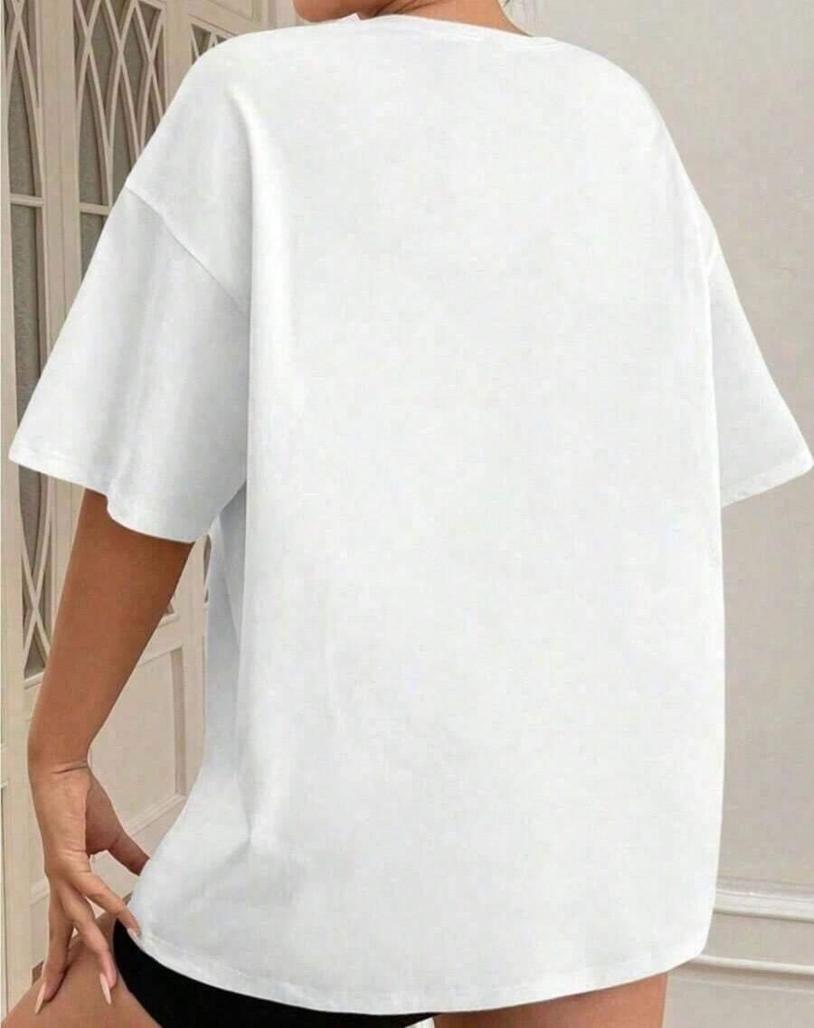 [Graphic Tee] 100% Cotton I'd  - Thrift Vintage Fashion Usa 리뷰 및 가격