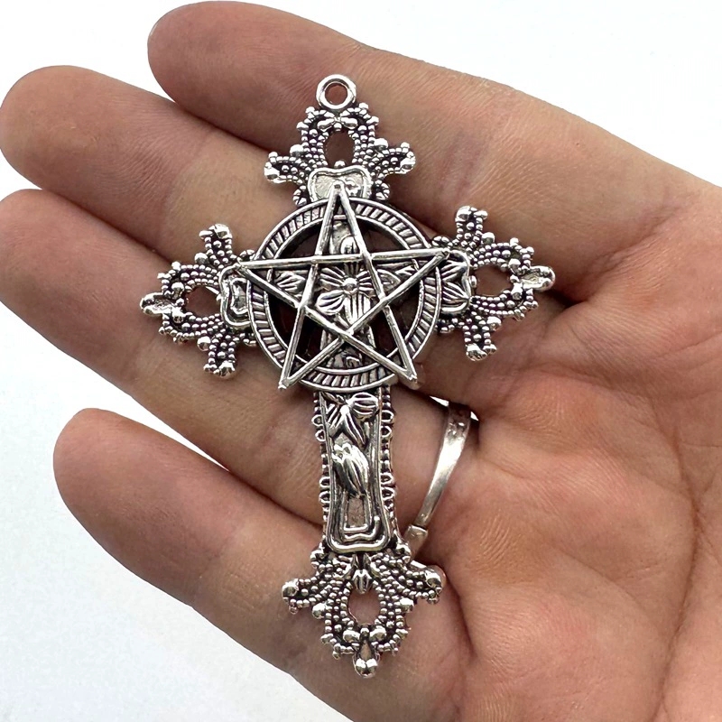 2pcs 30x15mm Gothic Big Cross  - Vintage Fashion Words 리뷰 및 가격