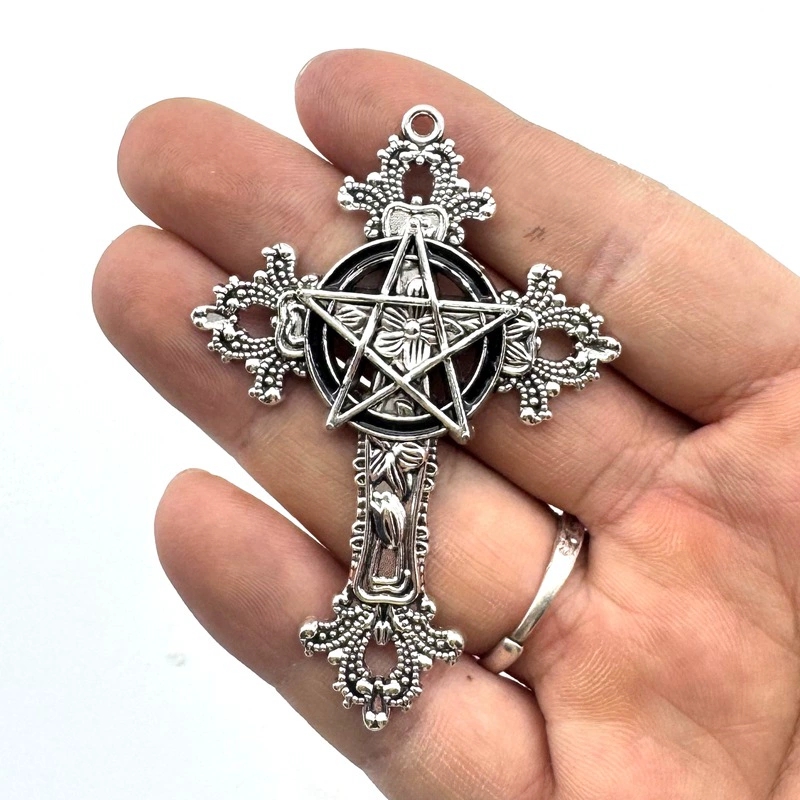 2pcs 30x15mm Gothic Big Cross  - Vintage Fashion Words 리뷰 및 가격