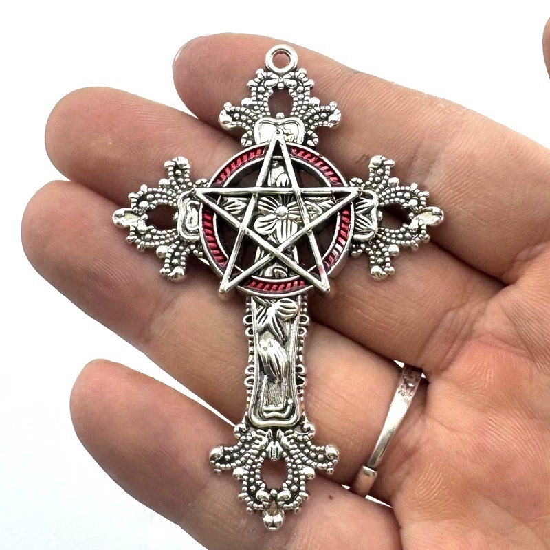 2pcs 30x15mm Gothic Big Cross  - Vintage Fashion Words 리뷰 및 가격
