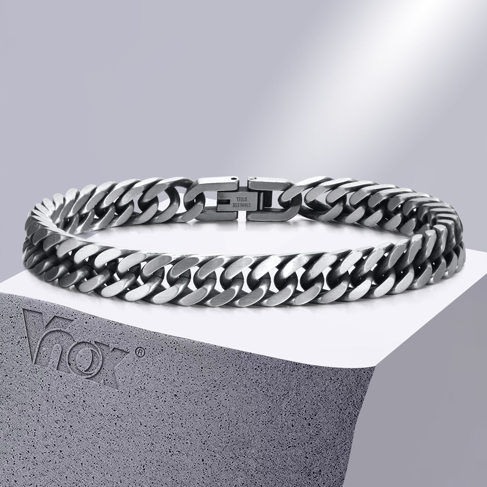Vnox Chunky Retro Cuban Chain  - Vintage Fashion Retro Outfit 리뷰 및 가격