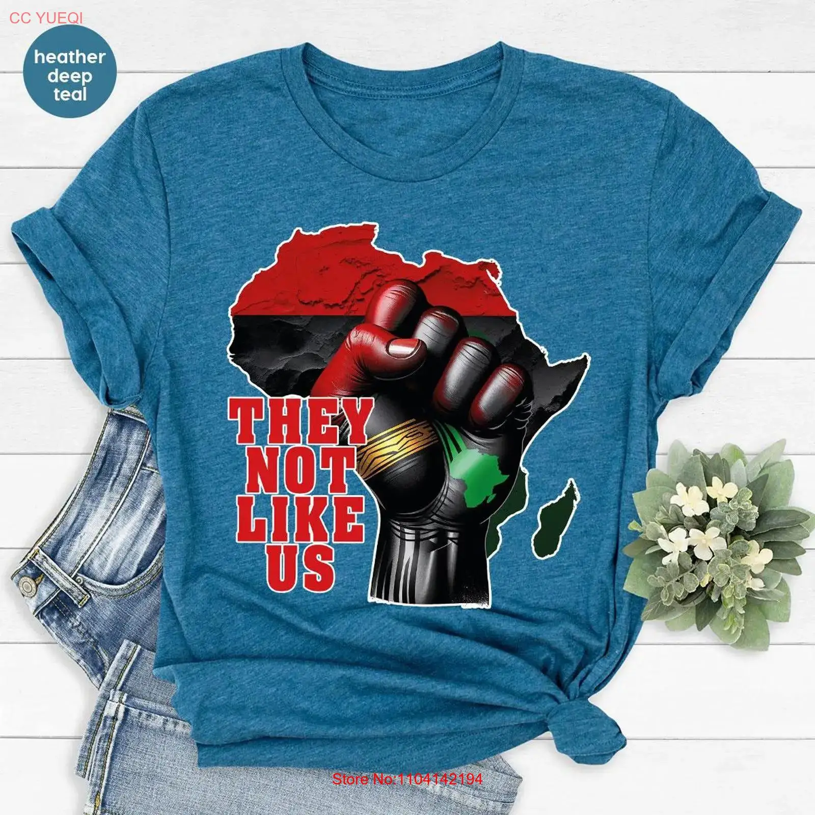 They Not Like Us T Shirt Afric - Vintage Fashion History 리뷰 및 가격