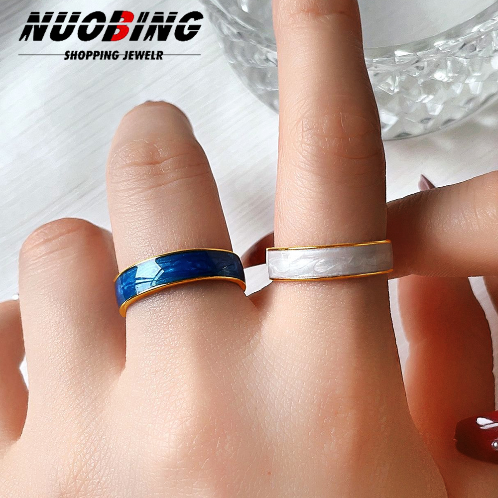 New Vintage Colorful Drip Whit - Vintage Fashion Rings For Women 리뷰 및 가격
