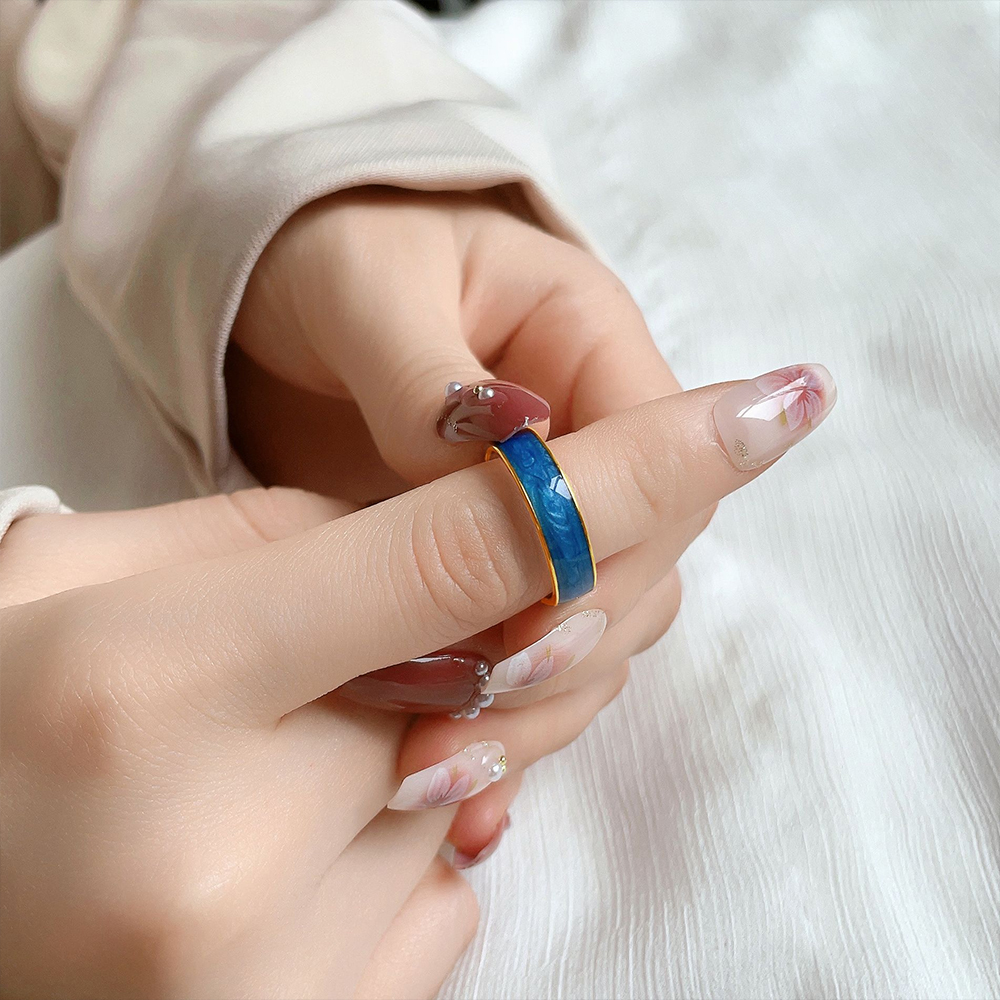 New Vintage Colorful Drip Whit - Vintage Fashion Rings For Women 리뷰 및 가격