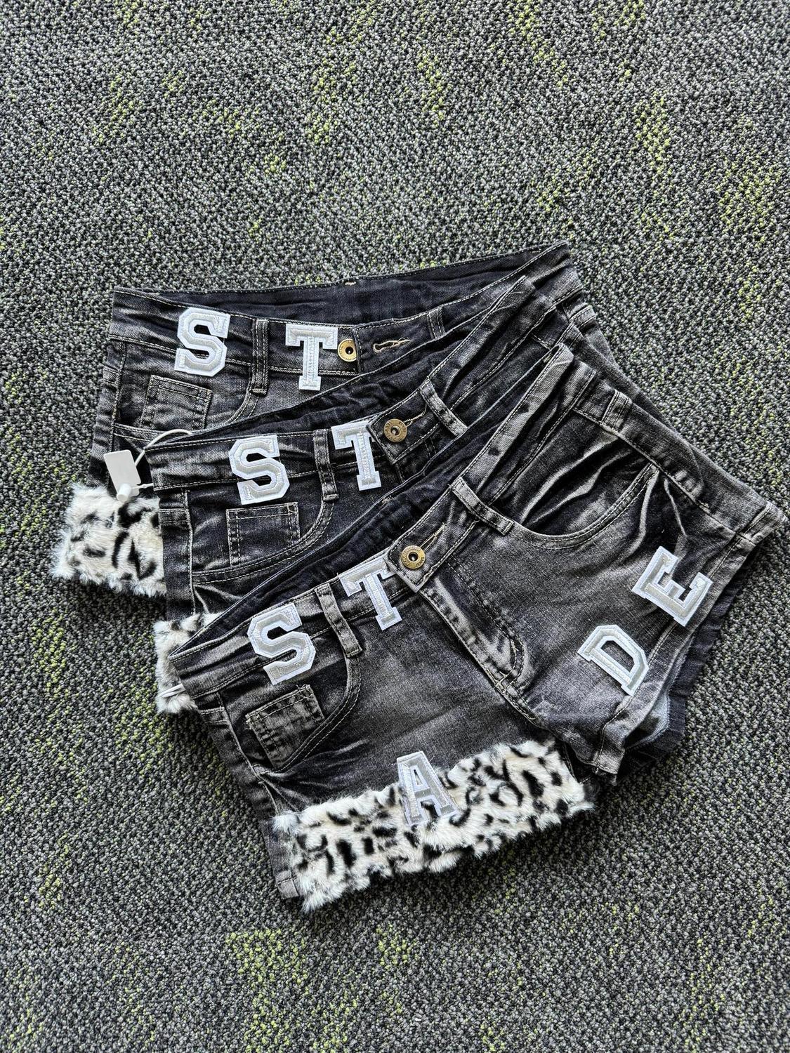 Y2k Embroidered Patch Denim Sh - Vintage Fashion Jeans 리뷰 및 가격