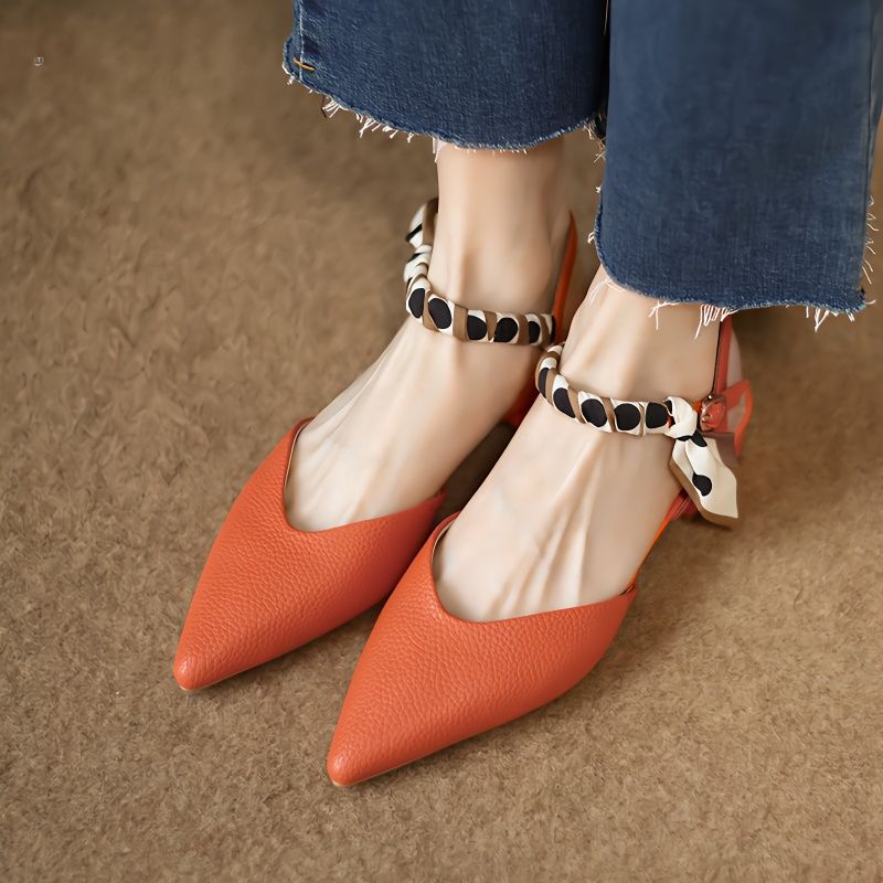 Summer French Pointy Women's S - Vintage Fashion Style Female 리뷰 및 가격