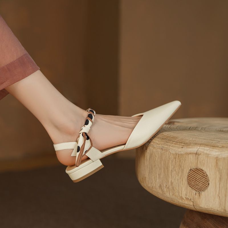 Summer French Pointy Women's S - Vintage Fashion Style Female 리뷰 및 가격