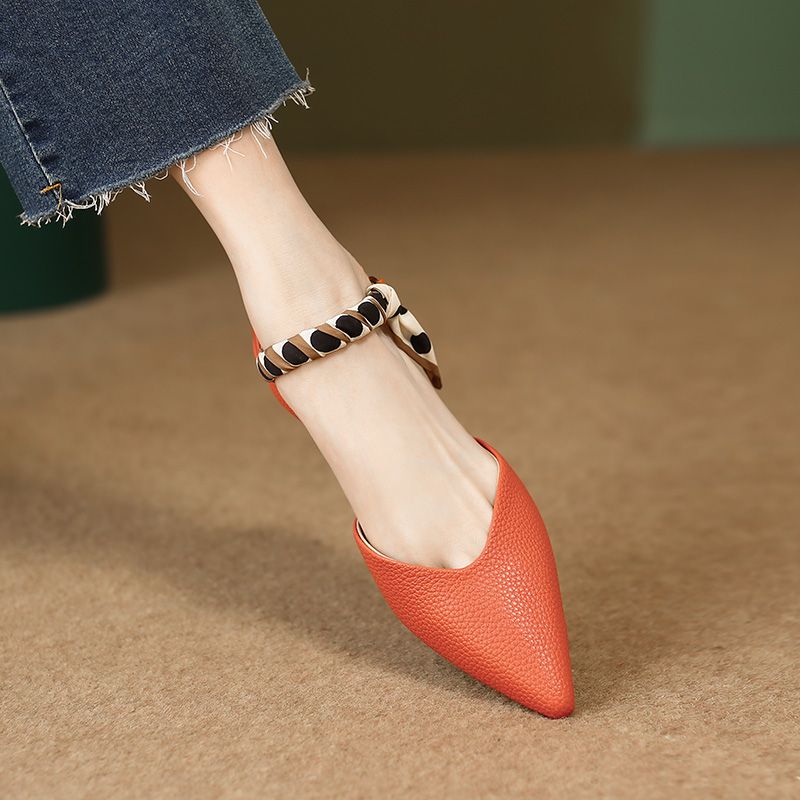 Summer French Pointy Women's S - Vintage Fashion Style Female 리뷰 및 가격