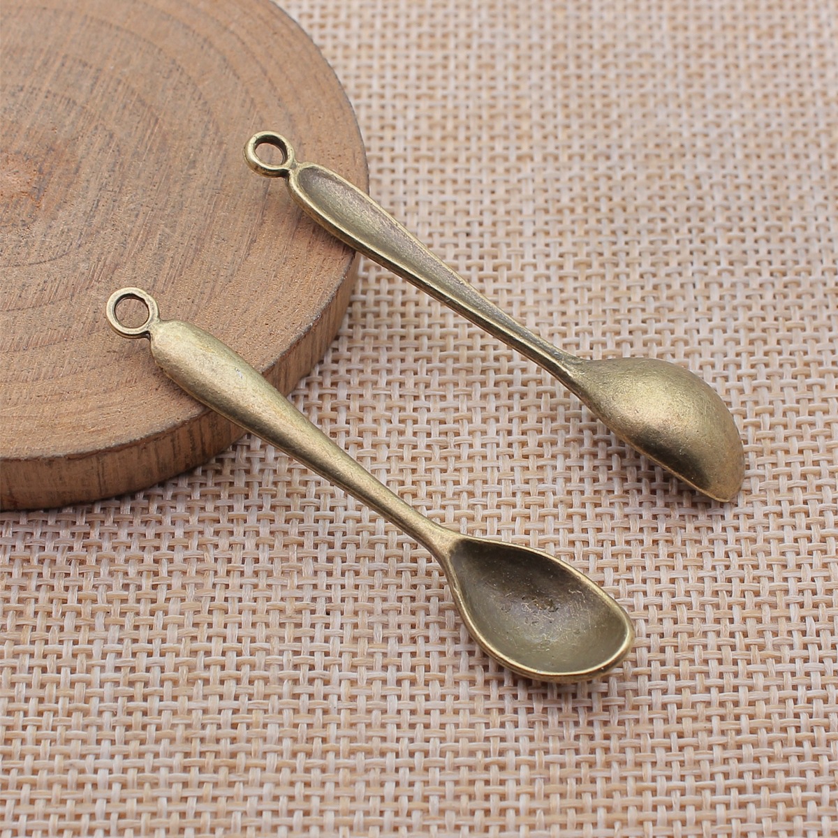 10pcs 54x11mm 5 Colors Spoon C - Vintage Fashion Words 리뷰 및 가격