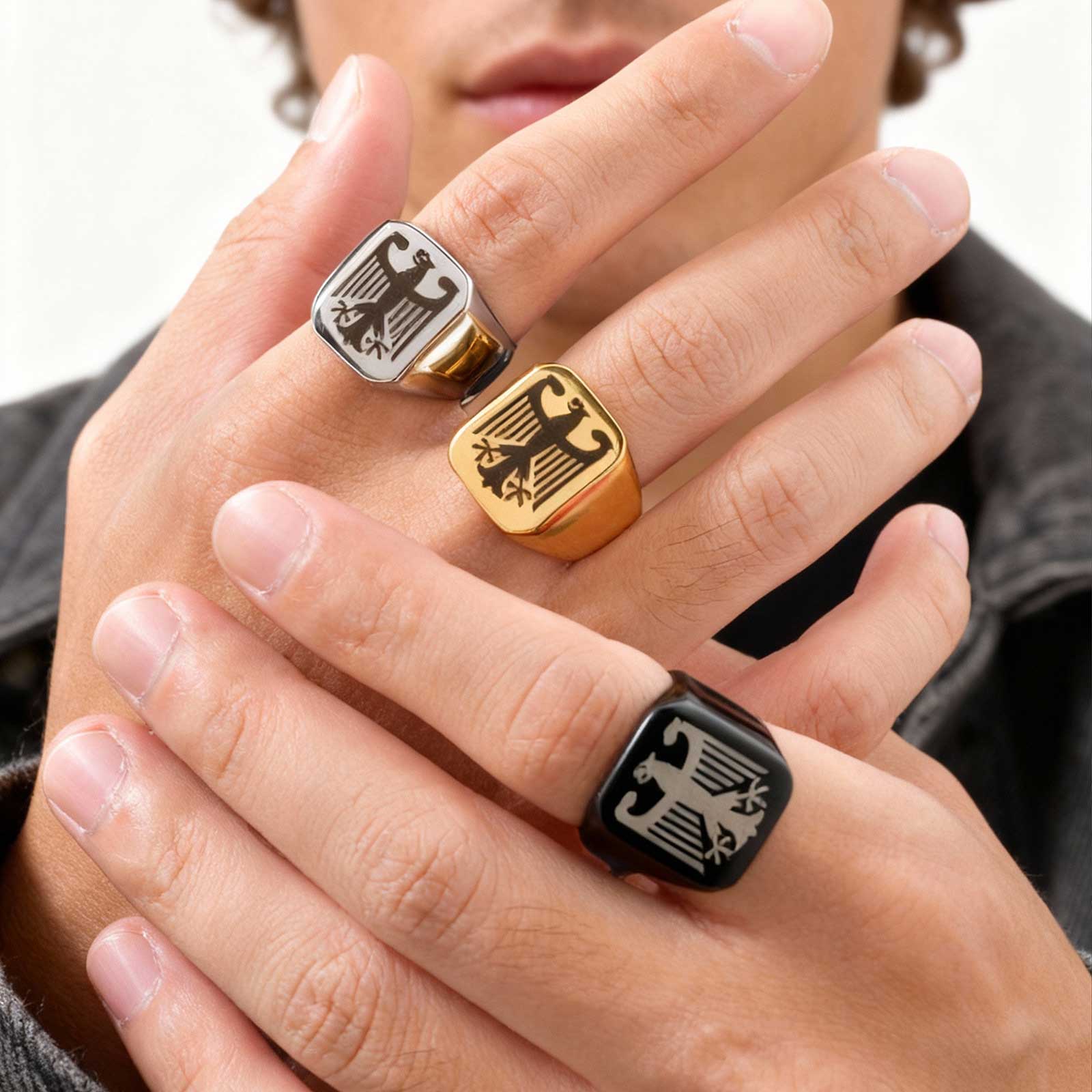 Custom Flying Hawk Eagle Ring  - Vintage Fashion Rings For Women 리뷰 및 가격