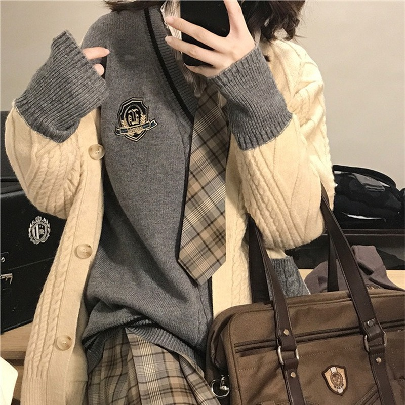 Deeptown Vintage Preppy Women  - Vintage Fashion Style Female 리뷰 및 가격