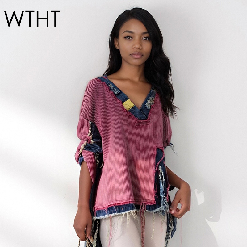 WTHT Fashion Women's Spliced D - Vintage Fashion Influencers 리뷰 및 가격