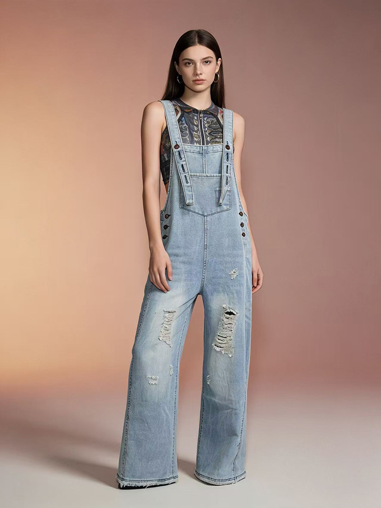Fashion Retro Ripped Hole Deni - Vintage Fashion Jeans 리뷰 및 가격