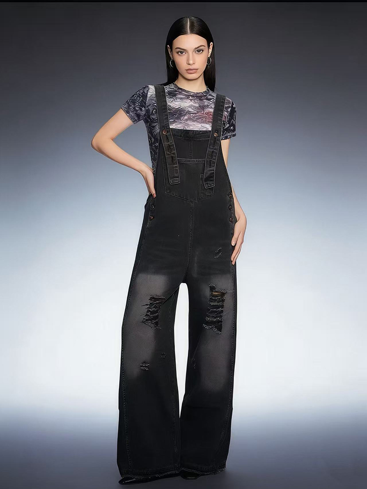 Fashion Retro Ripped Hole Deni - Vintage Fashion Jeans 리뷰 및 가격